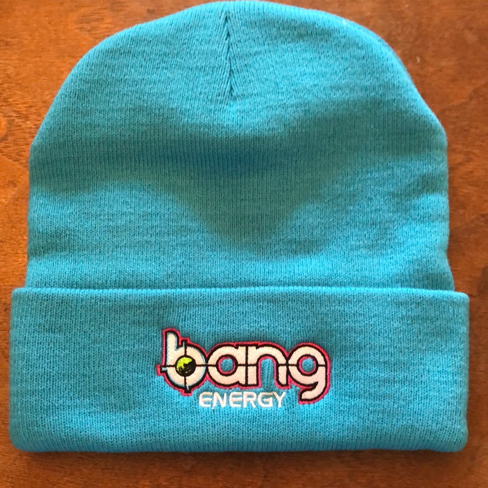 Bang Energy Blue Beanie. NWOT